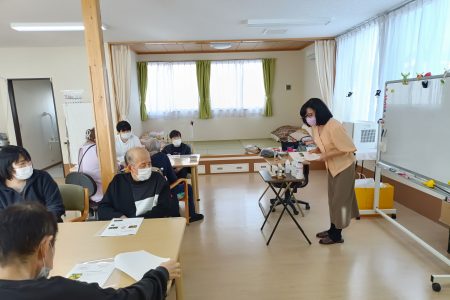介護事業者様での社内研修実施（職場環境改善事業）　